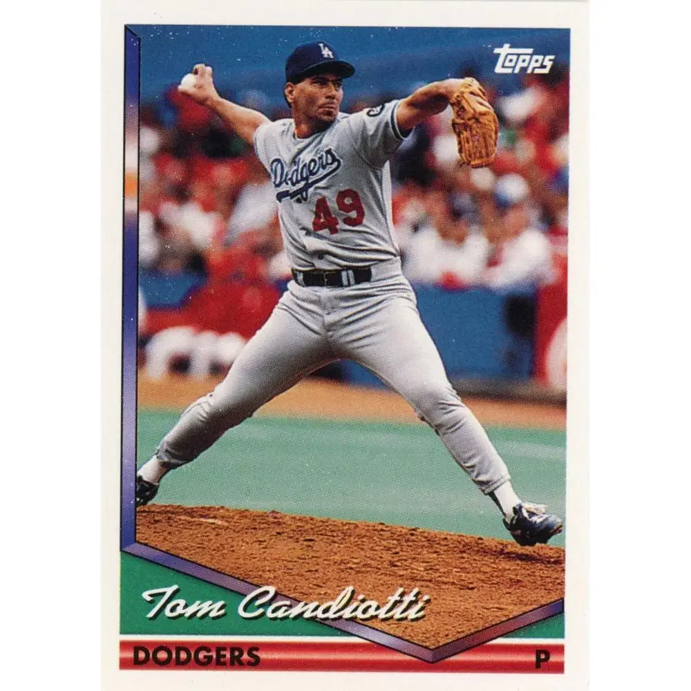 1994 Topps Tom Candiotti # 211 Los Angeles Dodgers